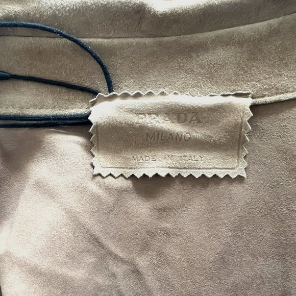 PRADA Leather Button-Up Top - Picture 3 of 3